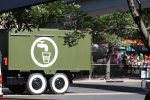 Chinese army water truck